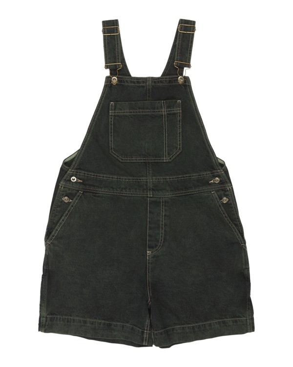 7 Dungaree Wk - Short vaquerocon peto para mujer Negro ELJDS00107 Element