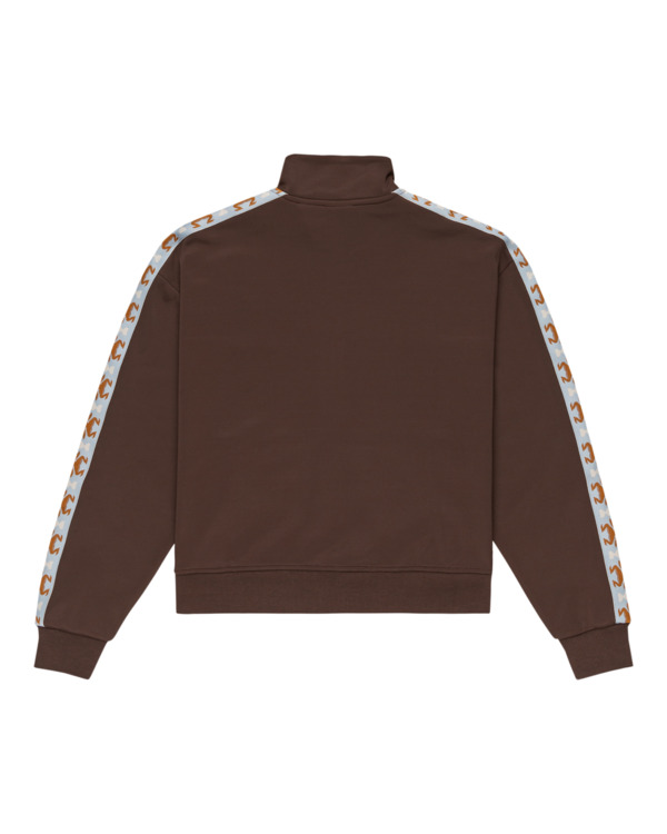 7 Sunday - Zip-Up Sweatshirt for Women Brown ELJFT00122 Element