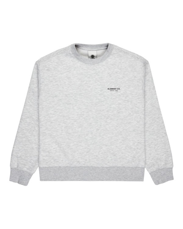 5 Element Co Cr W - Sweat pour Femme Gris ELJFT00123 Element