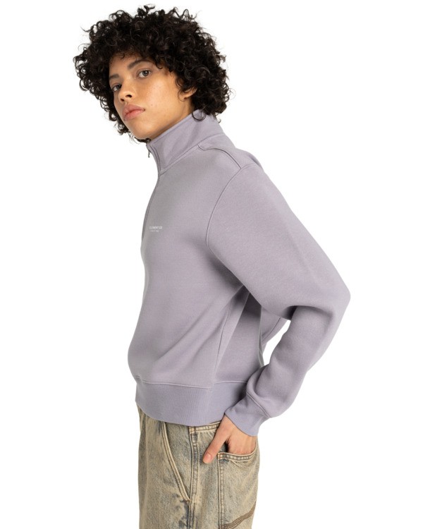 1 Element Co W - Sweatshirt à fermeture zippée pour Femme Gris ELJFT00124 Element