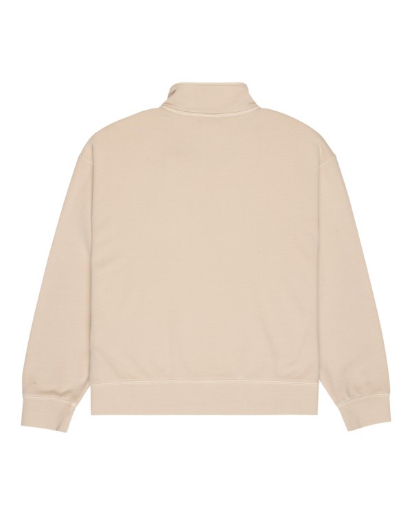 6 Lowcase - Sweatshirt mit Halbrei&szlig;verschluss f&uuml;r Frauen Beige ELJFT00129 Element