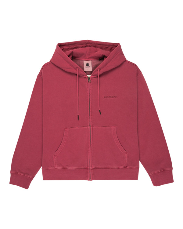 0 Lowcase - Sudadera con capucha y Cremallera para mujer Violeta ELJFT00130 Element