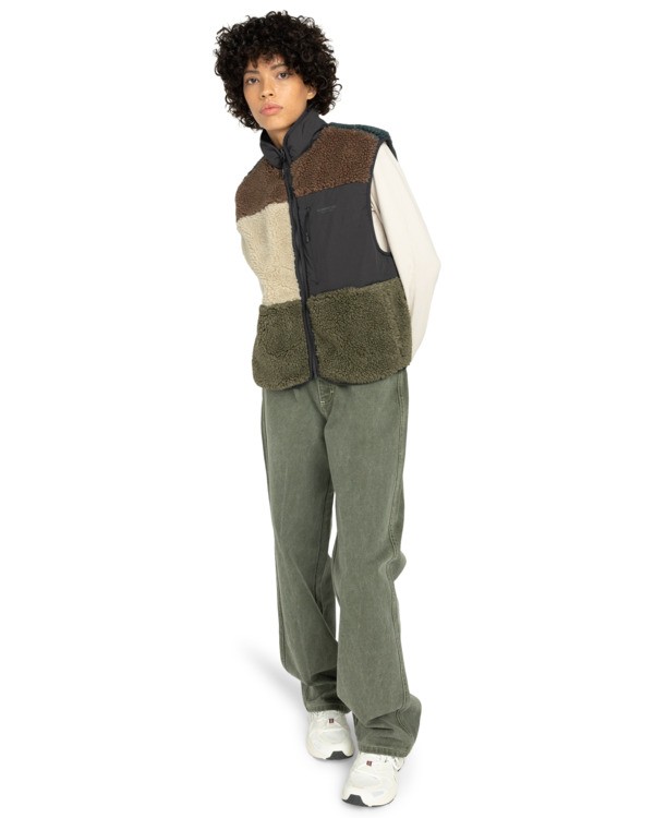 3 Lake Sherpa W - Sherpa-Weste für Frauen Schwarz ELJJK00123 Element