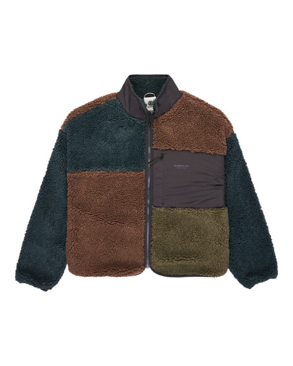 5 Oak Sherpa W - Sherpa-Jacke für Frauen Schwarz ELJJK00124 Element