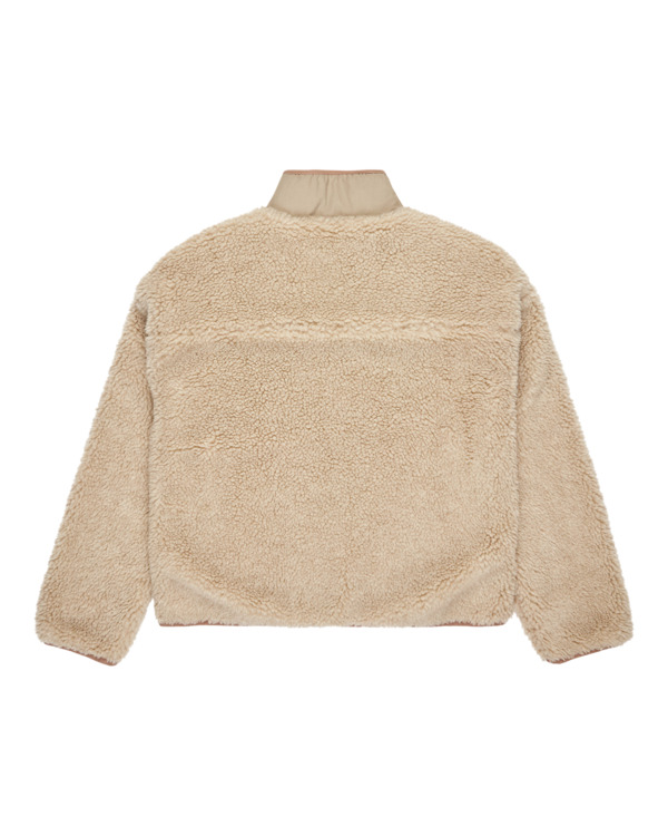 6 Oak Sherpa W - Sherpa Jacket for Women Beige ELJJK00124 Element