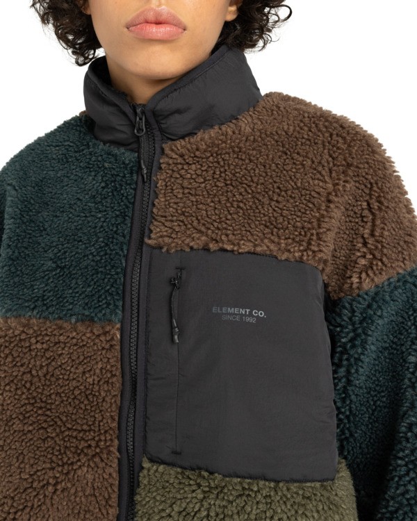 2 Oak Sherpa W - Sherpa-Jacke für Frauen Schwarz ELJJK00124 Element