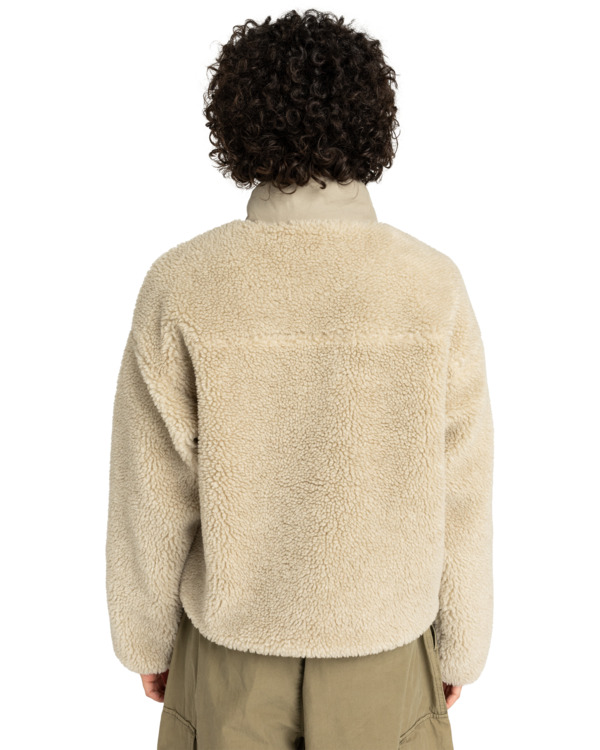 4 Oak Sherpa W - Sherpa Jacket for Women Beige ELJJK00124 Element