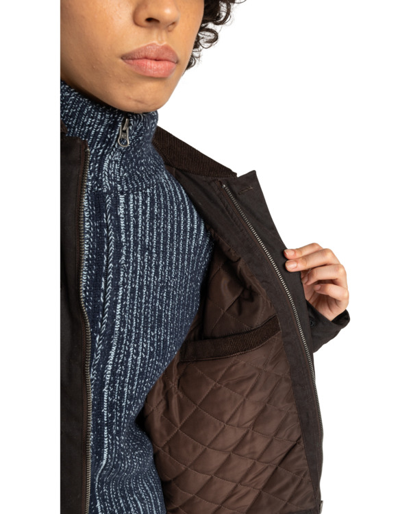 3 Orchard Waxed W - Parka da Donna Brown ELJJK00142 Element