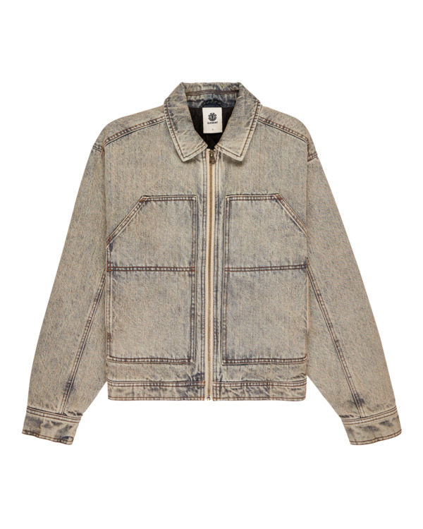 6 Chore Denim W - Casaco de ganga para Mulher Branco ELJJK00145 Element