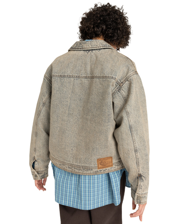 5 Chore Denim W - Casaco de ganga para Mulher Branco ELJJK00145 Element