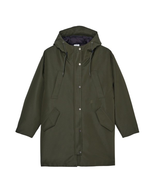 6 Fishtail Parka W Gr&uuml;n ELJJK00149 Element