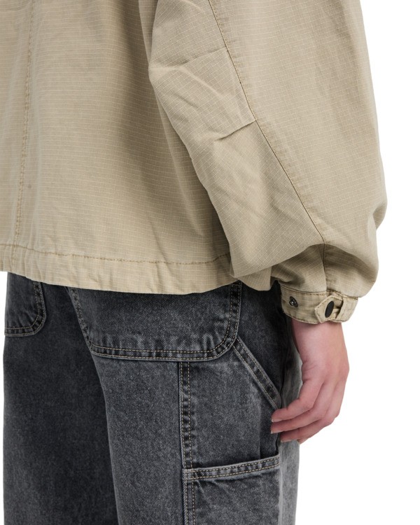 3 Ripstop-Hooded Parka Jacket for Women Beige ELJJK00151 Element