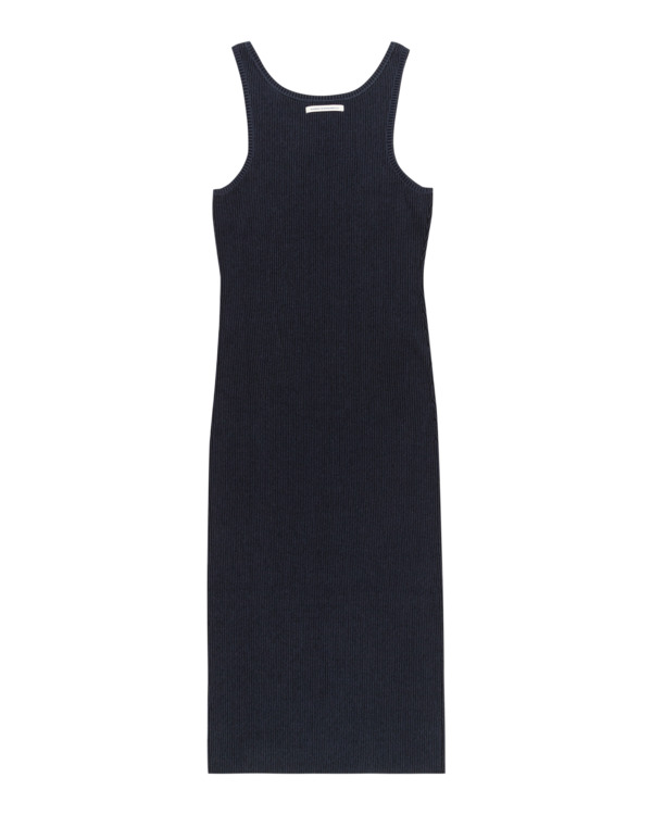 1 Plisse  - Vestido de Longitud Media para Mujer Azul ELJKD00103 Element