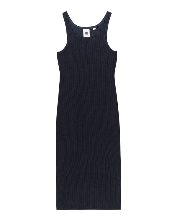 0 Plisse  - Vestido de Longitud Media para Mujer Azul ELJKD00103 Element