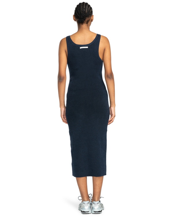 4 Plisse  - Midi Dress for Women Blue ELJKD00103 Element