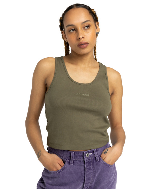 0 Yarnhill - Tank-Top für Frauen Grün ELJKT00116 Element