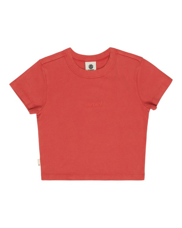 3 Yarnhill - T-shirt met Korte mouw voor Dames Red ELJKT00117 Element