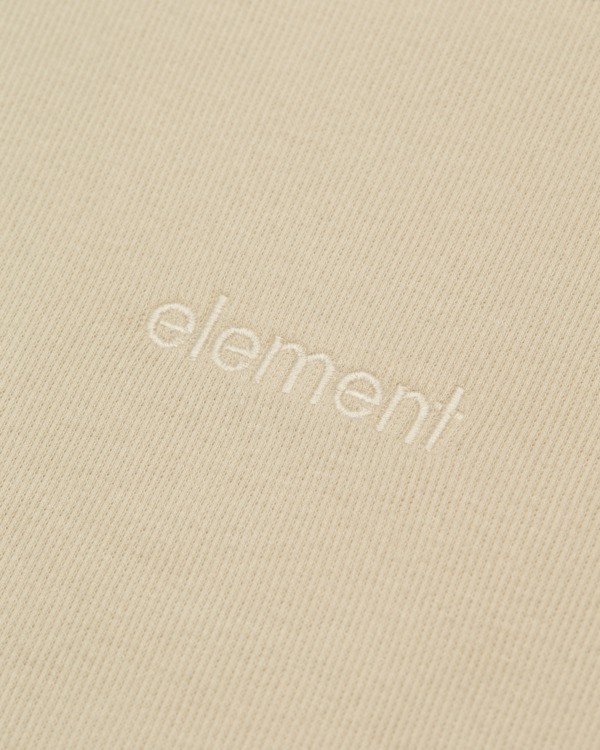 8 Yarnhill - T-shirt de mangas curtas para Mulher Beige ELJKT00117 Element