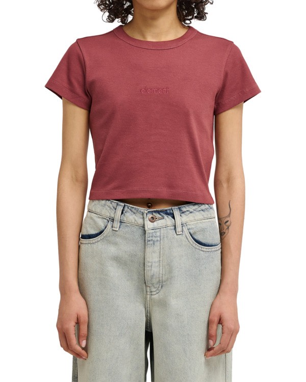 0 Yarnhill - T-shirt met Korte mouw voor Dames Purple ELJKT00117 Element