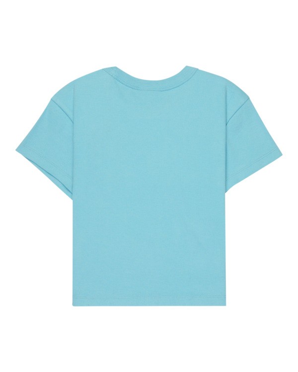 1 Icon Crop W - Short Sleeve T-Shirt for Women Blue ELJKT00121 Element