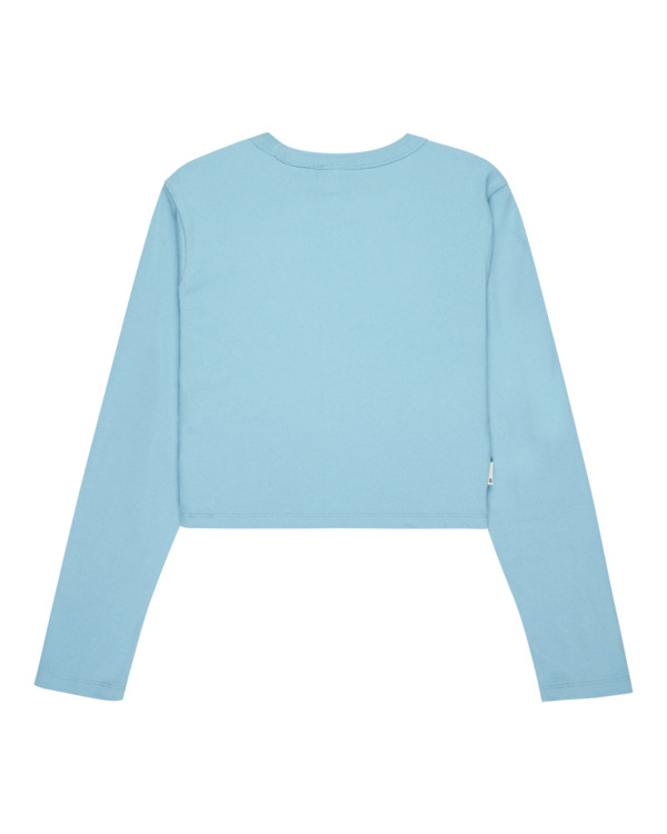 6 Icon Crop W - Long Sleeve T-Shirt for Women Blue ELJKT00122 Element