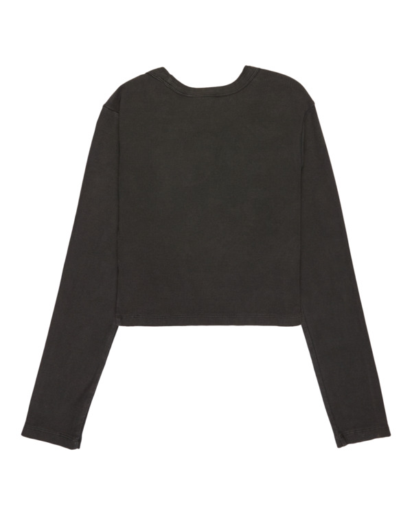 5 Icon Crop W - Long Sleeve T-Shirt for Women Black ELJKT00122 Element