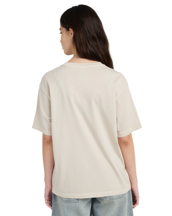 4 Lowcase - Short Sleeve T-Shirt for Women Beige ELJKT00130 Element