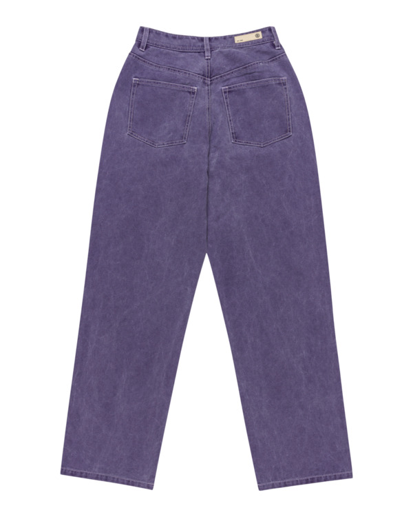 6 365 Canvas - Hose mit Straight Fit für Frauen Violett ELJNP00115 Element