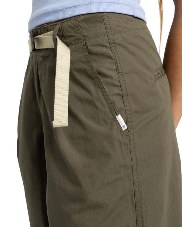 3 Daily - Pantalón de cintura fija para Mujer Verde ELJNP00122 Element