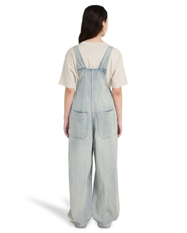 4 70 Dungaree W - Pantalón de peto carpintero para mujer Gris ELJNP00125 Element