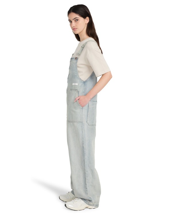 1 70 Dungaree W - Pantalón de peto carpintero para mujer Gris ELJNP00125 Element