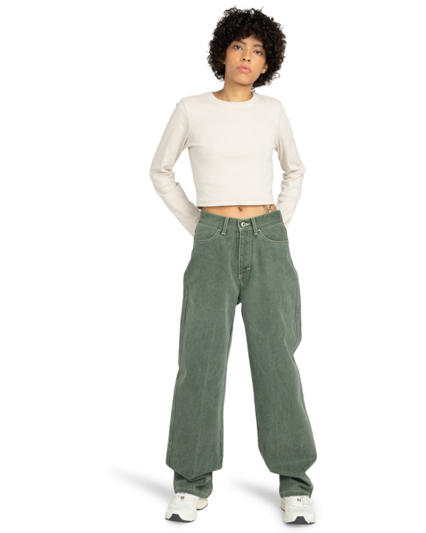4 365 Canvas W - Broek voor Dames Brown ELJNP00128 Element