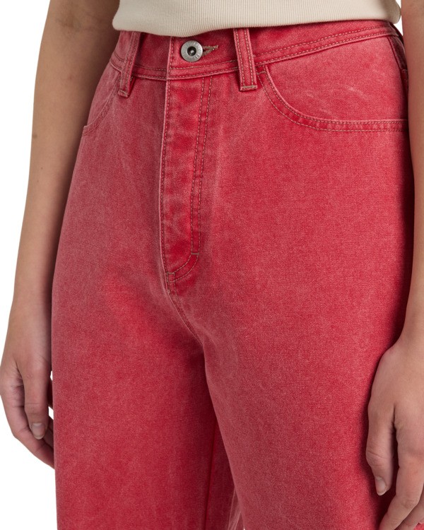 2 365 Canvas W - Pantalones para mujer Rojo ELJNP00128 Element
