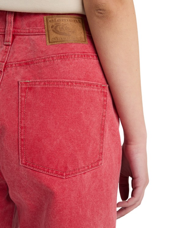 3 365 Canvas W - Pantalones para mujer Rojo ELJNP00128 Element