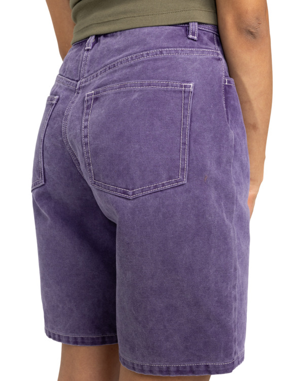 5 365 Canvas 19" - Short de cintura fija para Mujer Violeta ELJNS00120 Element