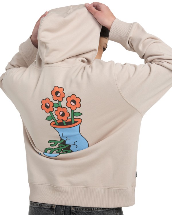 4 Too Wild - Kapuzenpulli f&uuml;r Frauen Beige ELJSF00131 Element