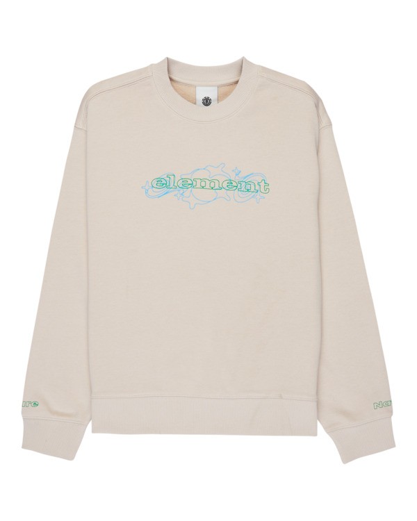 8 Inner Sounds - Sweatshirt para Mulher Beige ELJSF00134 Element