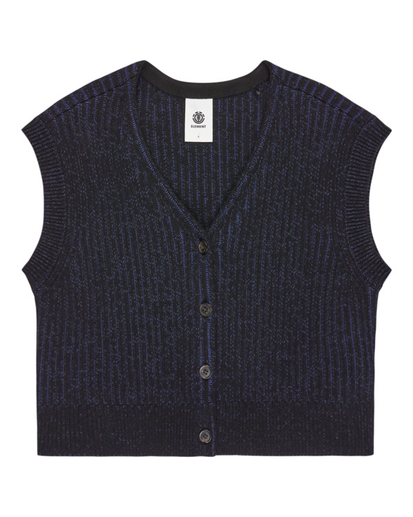 5 2Tone Rib W - Camisola sem mangas para mulher Azul ELJSW00111 Element