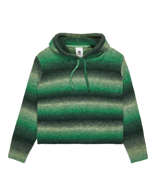 5 Shoreton Po W - Hooded Jumper for Women Green ELJSW00114 Element