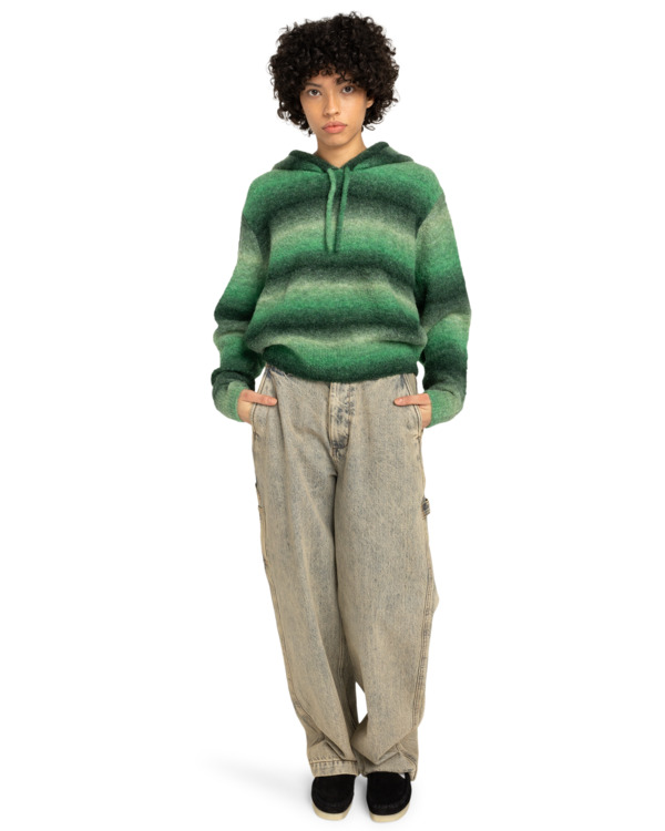 3 Shoreton Po W - Hooded Jumper for Women Green ELJSW00114 Element