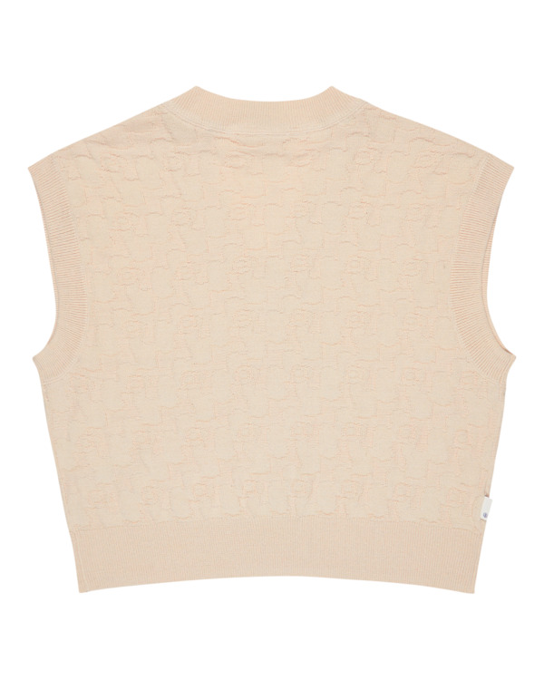 1 Textured - Vest for Women Beige ELJSW00115 Element