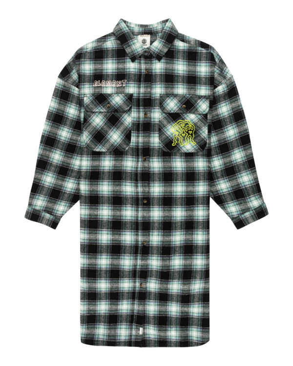 0 Malbena Check - Shirt Dress for Women  ELJWD00107 Element