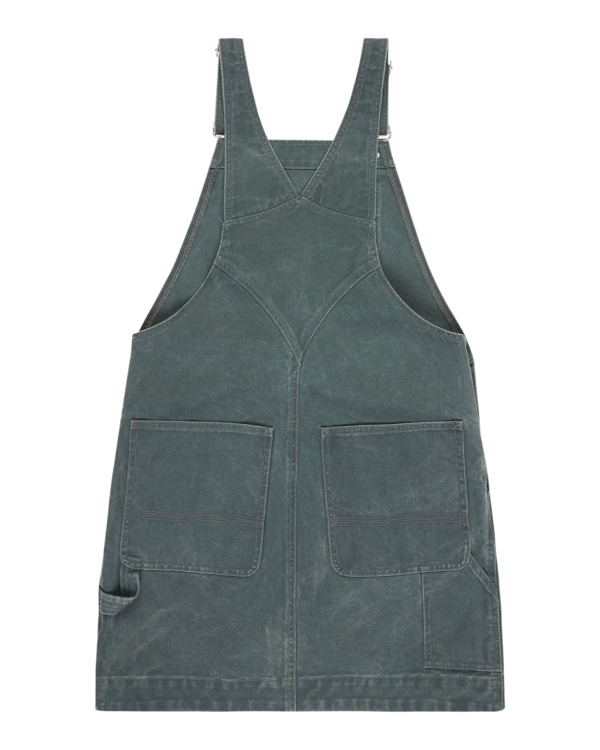 9 Dungaree Canvas - Salopette pour Femme Noir ELJWD00116 Element