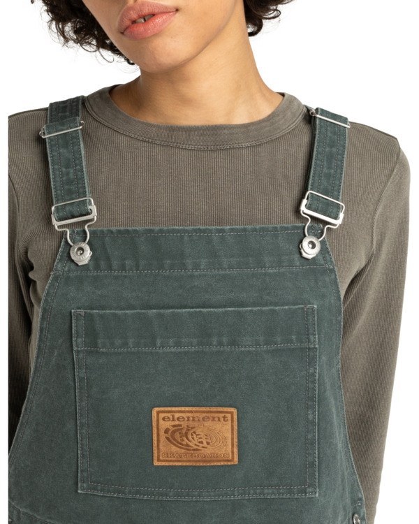 2 Dungaree Canvas - Salopette pour Femme Noir ELJWD00116 Element