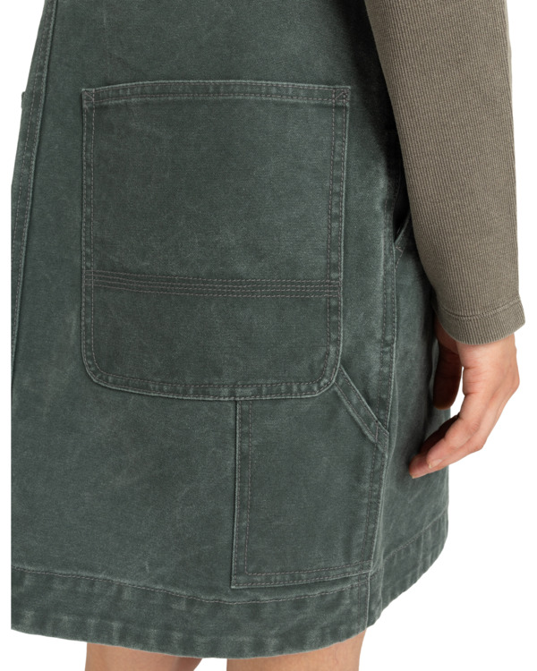 3 Dungaree Canvas - Salopette pour Femme Noir ELJWD00116 Element