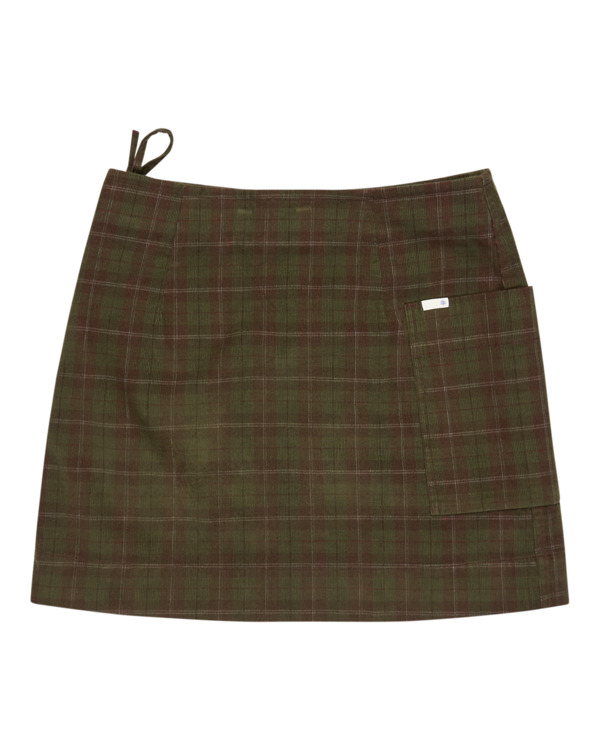 1 Westward Corduroy - Minigonna da Donna Red ELJWK00106 Element