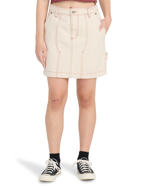 2 Carpenter - Mini Skirt for Women White ELJWK00108 Element