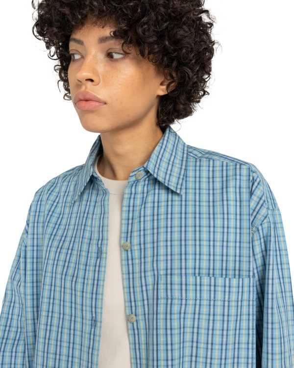 2 Napkins W - Chemise manches longues pour Femme Bleu ELJWT00111 Element