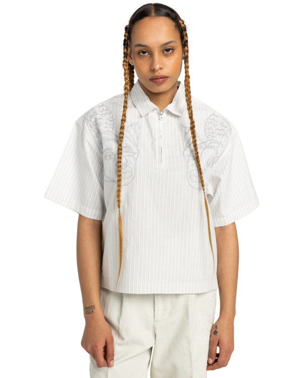 2 VMXE - Short Sleeves Shirt Unisex White ELJWT00115 Element