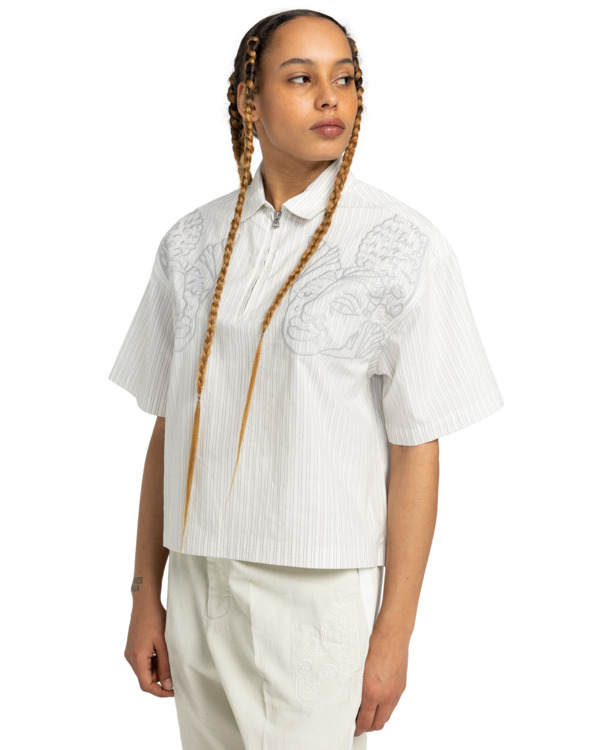 3 VMXE - Short Sleeves Shirt Unisex White ELJWT00115 Element